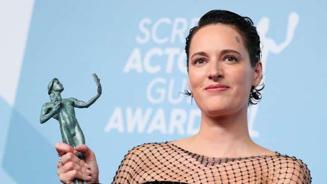 Image for article titled Phoebe Waller-Bridge has Fleabag&#39;s penis wall on display in her house