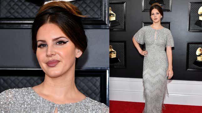 Image for article titled Lana Del Rey Maybe Got Her Grammys Dress at Dillard&#39;s, Which Rules