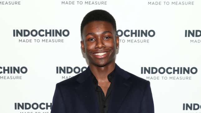 Niles Fitch attends the Indochino Red Carpet launch party on November 06, 2019, in West Hollywood, California. 