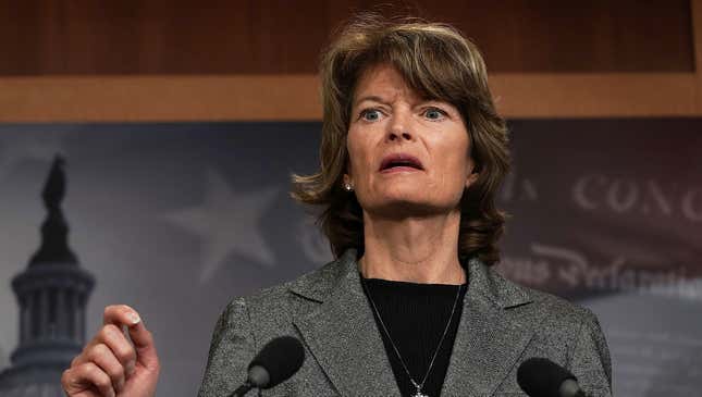 Image for article titled Lisa Murkowski Admits She Thought Being Alaskan Senator Would Just Mean Having To Deal With Bears And Shit