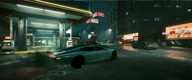 Imagen para el artículo titulado Cyberpunk 2077 tiene algunos diseños de autos realmente alucinantes