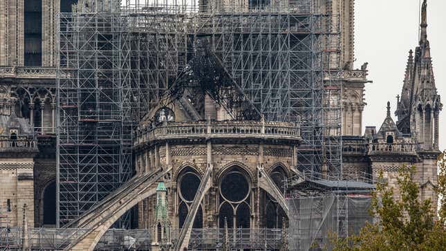 Image for article titled Paris Vows To Rebuild Notre Dame Despite Cosmic Absurdity Of Seeking Inherent Meaning In Fleeting Creations Of Man