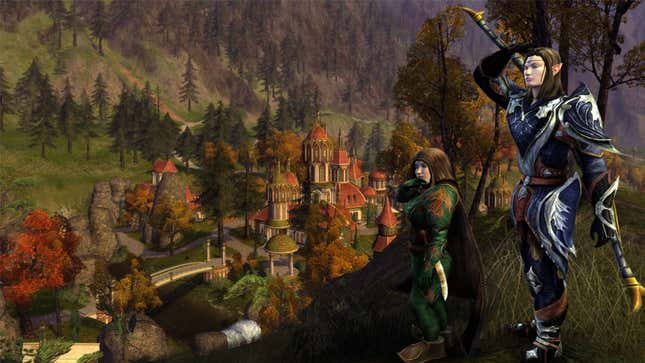 The currently-still-active other Lord of the Rings MMO, Lord of the Rings Online, first launched in 2007.