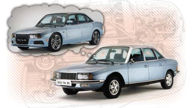 Image for article titled Here&#39;s What A Modern NSU Ro80 Might Look Like, Why Not?