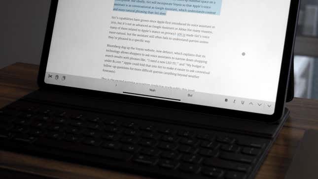 Imagen para el artículo titulado El nuevo iPad Pro está cerca de convertirse en el portátil que quiero