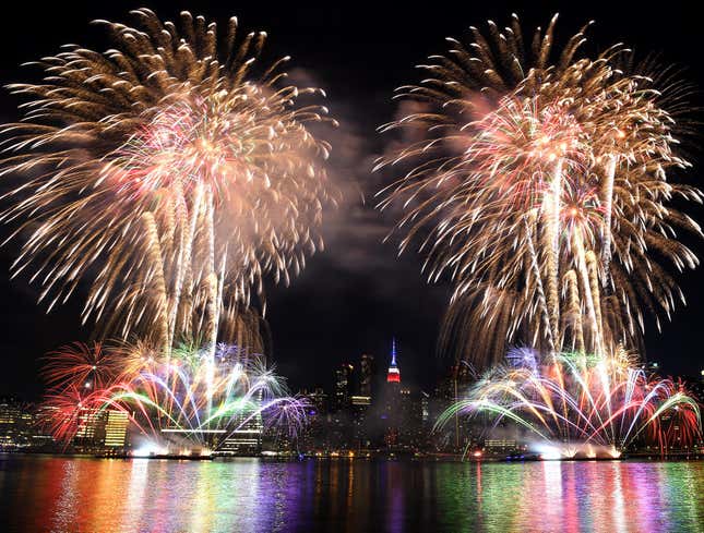 Image for article titled Nation Sets Off Fireworks To Commemorate Surviving Another Day