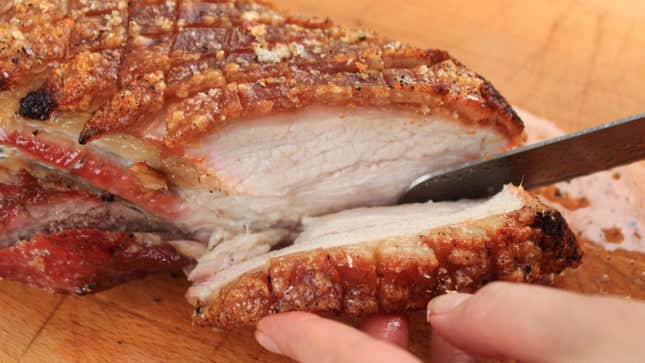 Image for article titled How to achieve maximum crackling crunch on your pork roasts