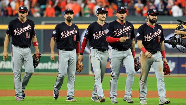 Image for article titled Nationals Admit World Series Win Would Be Way Sweeter If Franchise Was Still In Montréal