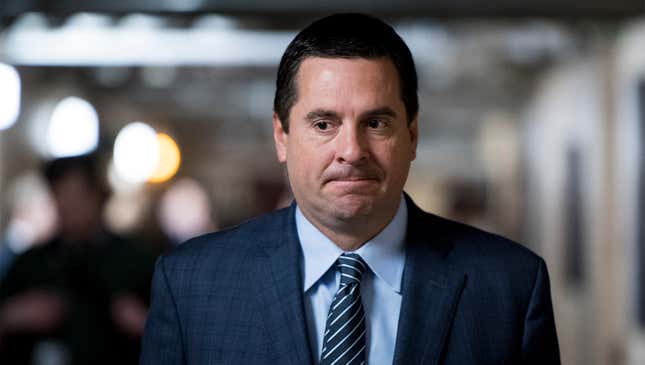 Image for article titled Devin Nunes Receives $4.5 Million From Donor On Condition He’ll Just Retire On It And Never Show His Face Again