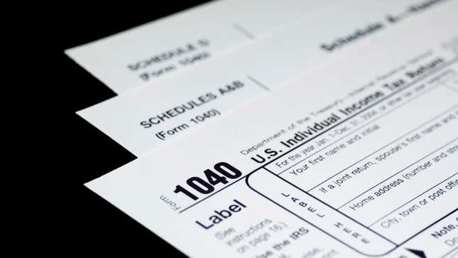 Image for article titled BREAKING: ‘The Onion’ Has Obtained The IRS Tax Form 1040