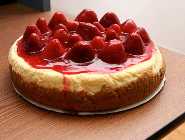 Image for article titled That Cheesecake Sitting On The Table: What If It Accidentally Fell Into Your Mouth?