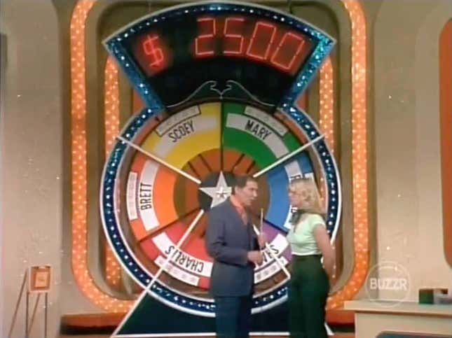The Star Wheel in its first appearance on Match Game ’78