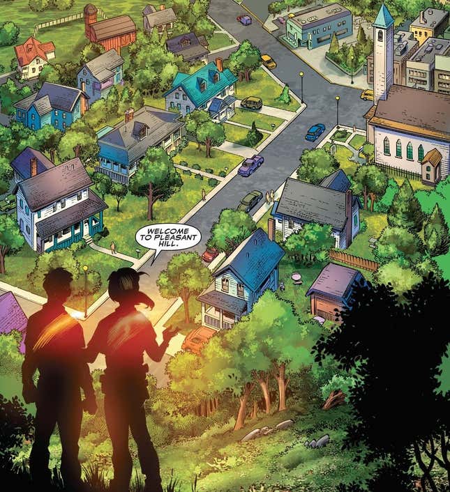 Pleasant Hill parece un pueblo, pero es una prisión... una prisión para supervillanos.