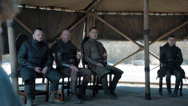 Image for article titled Game of Thrones Ends Its Watch With Plastic Water Bottle in Plain Sight