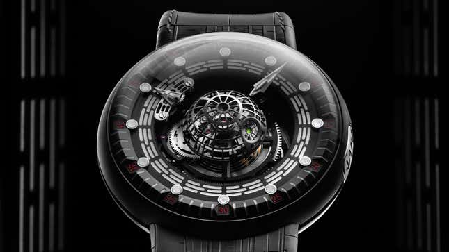 Image for article titled You&#39;ll Need the Galactic Empire&#39;s Budget to Afford This Mechanical Star Wars Death Star Watch