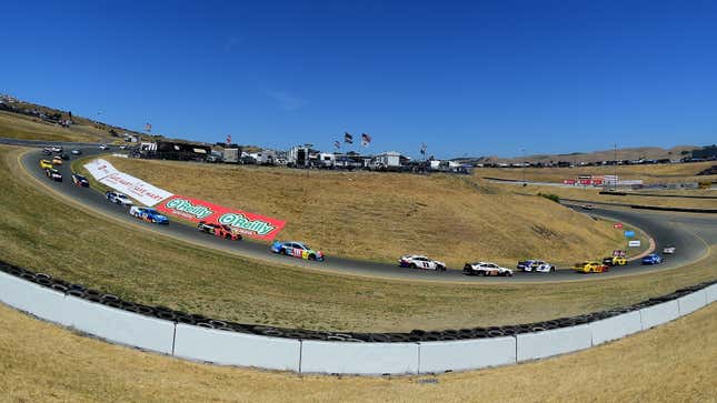 Image for article titled NASCAR Delayed Reviving Sonoma&#39;s Carousel Because It Needed a Place to Store Its Junk