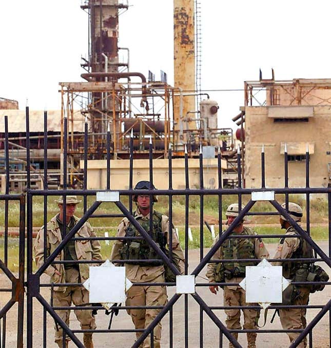 U.S. soldiers prepare to withdraw from Iraq in the unfathomably distant future.