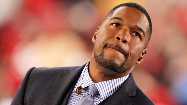 Image for article titled Michael Strahan Without the Gap? Sorry to This Man [UPDATED]