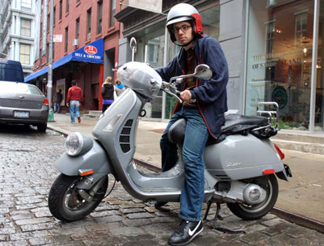 Image for article titled Vespa Corporation Enchants Another Slight Little Man-Child
