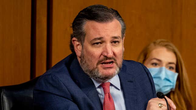 Image for article titled Ted Cruz Decries Voting Rights Bill As Shameless Power Grab By American People To Control Country
