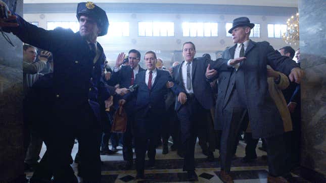 The gang's all here in this decades-spanning trailer for Martin Scorsese's <i>The Irishman</i>