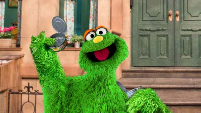 Image for article titled ‘Sesame Street’ Introduces Paranoid-Schizophrenic Muppet To Educate Kids About Pat Sajak Stealing Your Empty Tuna Cans