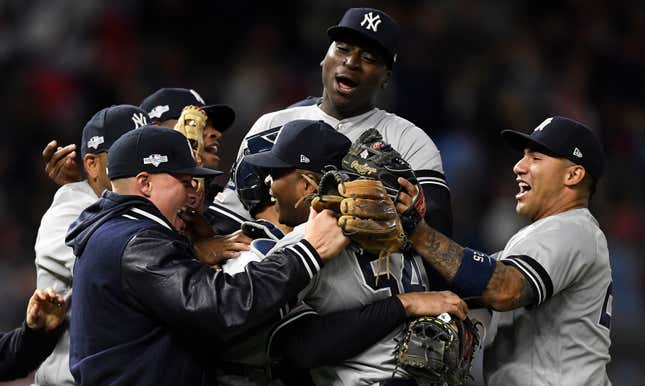 Image for article titled Yankees Complete Sweep Of Twins, Barf Barf Barf