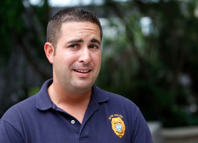 SOUNDS OF BLACKNESS: Miami Police Capt. Javier Ortiz (pictured here in 2012) said he was a “black male” during a  meeting at the Miami City Hall in Coconut Grove on Jan. 17,  2020.