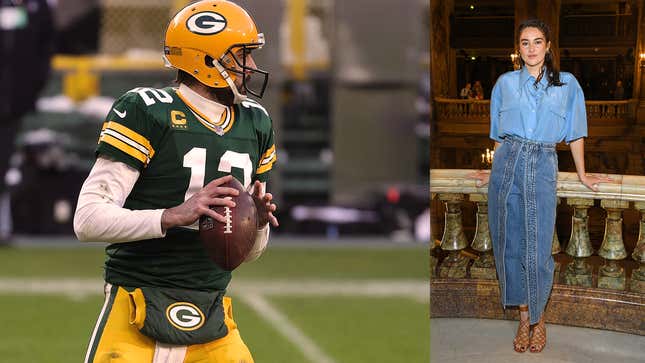 Image for article titled Love Is Alive (?): Shailene Woodley and Aaron Rodgers Are Dating?!