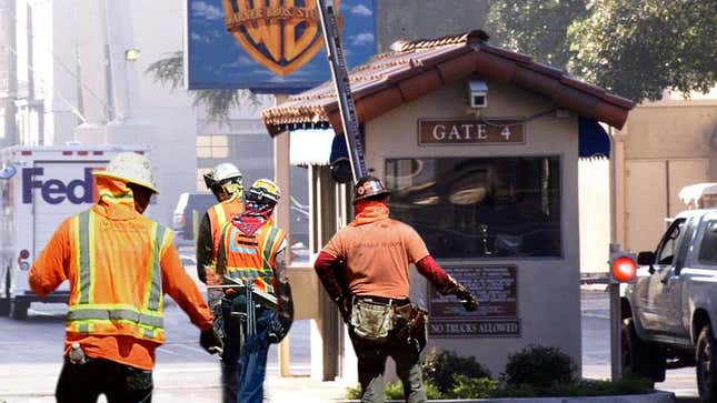 Image for article titled Hollywood Maintenance Crews Sent Out To Patch Up Film Industry’s Plotholes