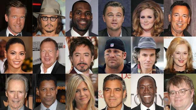 A small sampling of famous American public figures who came out of the closet this week.