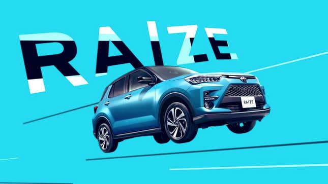 Image for article titled Toyota&#39;s Little Brother To The RAV4 Has A Funny Name