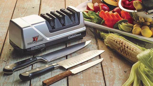 EdgeCraft Chef’s Choice 15XV Knife Sharpener | $98 | Amazon