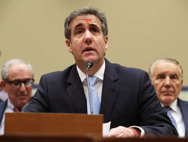 Image for article titled Matt Gaetz Insists Pointing Rifle At Michael Cohen Throughout Testimony Not Witness Intimidation