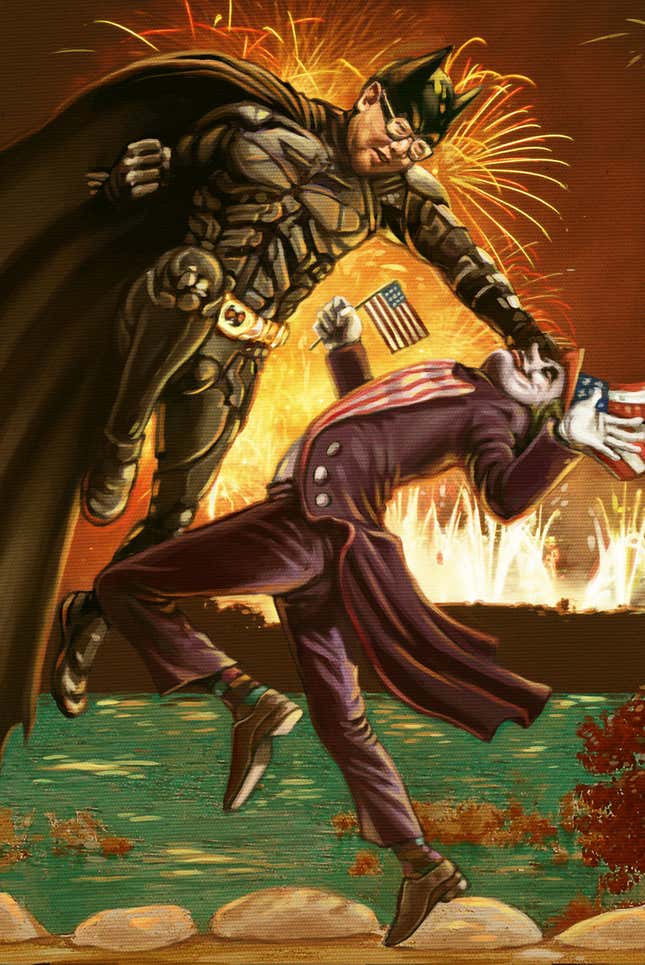 Image for article titled Storyboards From New 'Batman' Starring Kim Jong Il
