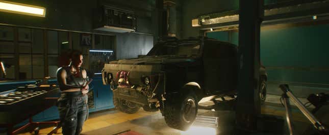 Imagen para el artículo titulado Cyberpunk 2077 tiene algunos diseños de autos realmente alucinantes