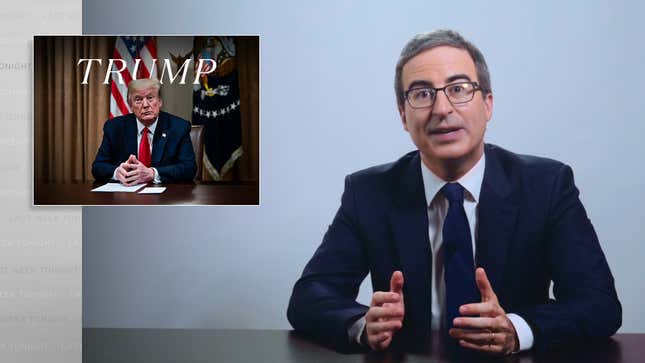 Last Week Tonight host John Oliver 
