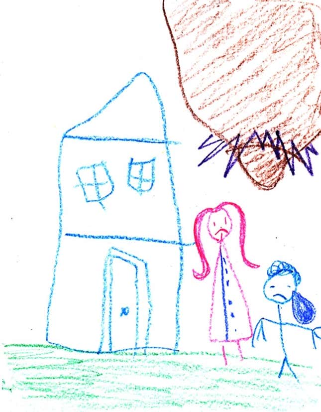 U.S. Children Still Traumatized - Drawing 2