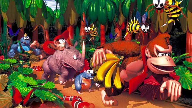 Image for article titled Nintendo Was Worried Donkey Kong Country Was &quot;Too 3D&quot;