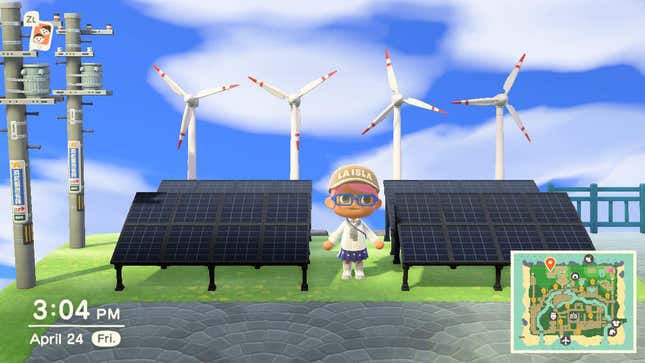 Just me chilling at my renewable energy center.