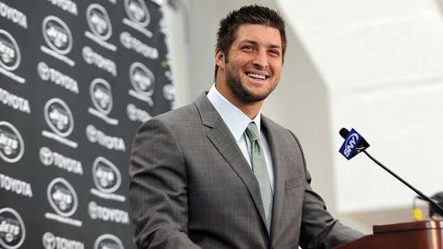 Image for article titled Jets Worry Tim Tebow Will Be Distracted By Wild New York Churchlife