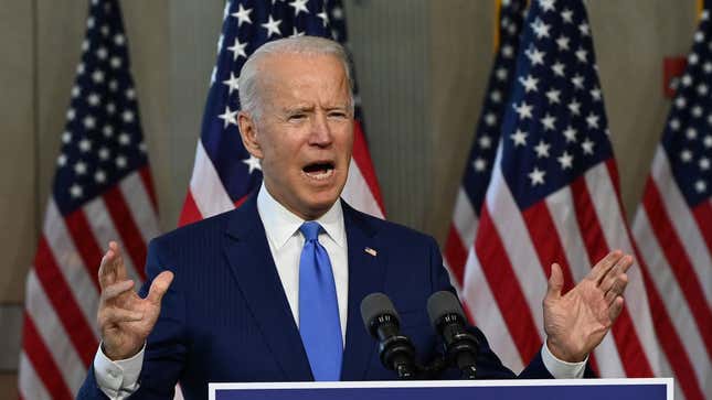 Image for article titled Biden Removes ‘Defeating Trump’ From Platform To Avoid Alienating Swing Voters