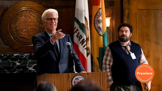 Ted Danson and Bobby Moynihan