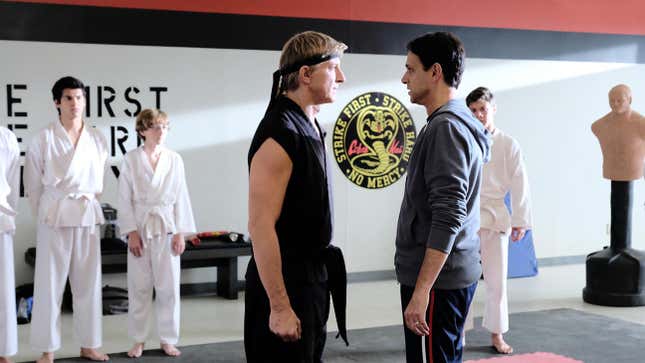 You can now watch the amazing Cobra Kai for free.