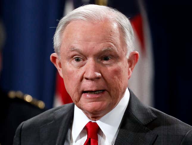 Image for article titled Sessions: ‘I Am Proud To Have Served White America’