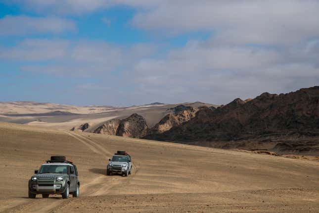 Image for article titled The 2020 Land Rover Defender Kaokoland Expedition: Epic Images Only