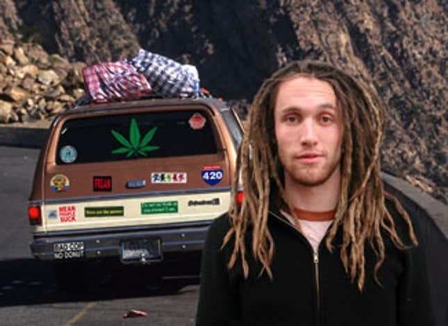 Boulder resident Paul Sandley, who was halfway to Burning Man when his truck "totally konked."