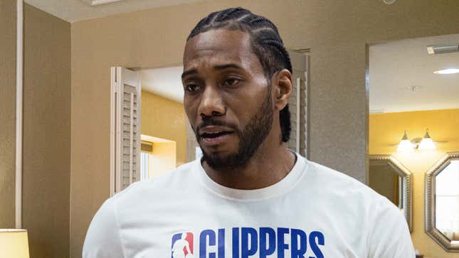 Image for article titled Kawhi Leonard Worried He’s Grown Too Accustomed To Fancy Hotel With Free Wi-Fi
