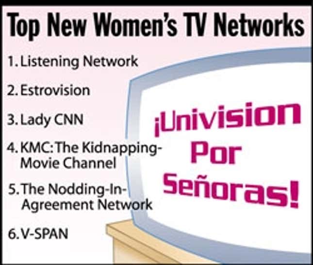 Image for article titled Top New Women&#39;s TV Networks