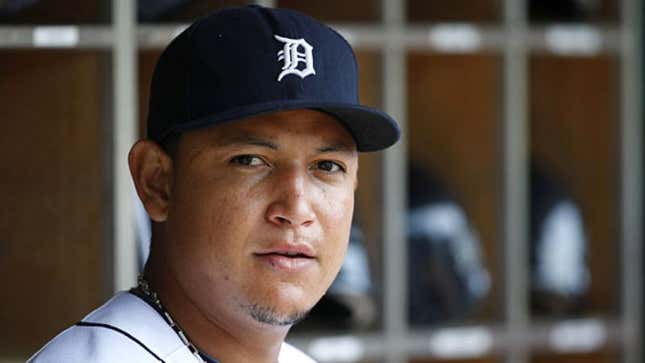 Image for article titled Miguel Cabrera Hits Dismal .194 In Fight With Wife